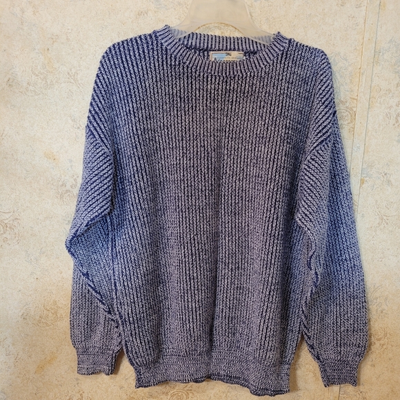 Aeropostale Blue&White Oversized Cotton Sweater